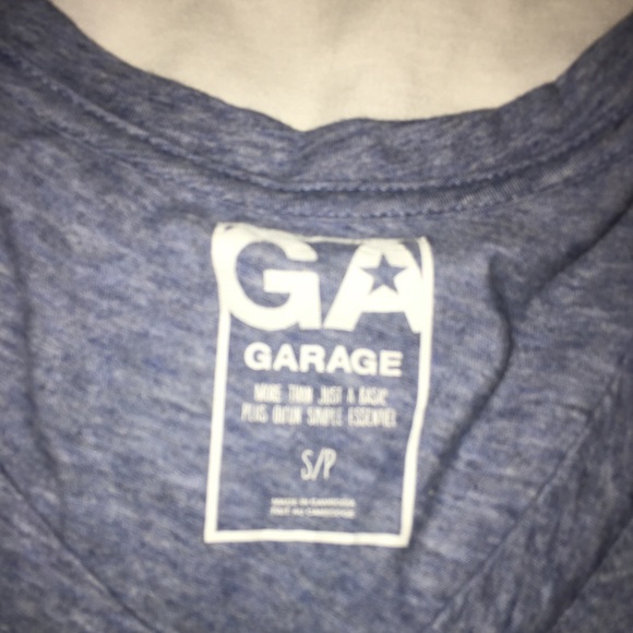 Blue V-neck - Picture 2 of 2